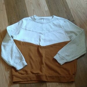 Colorblock Crewneck Nursing Sweatshirt